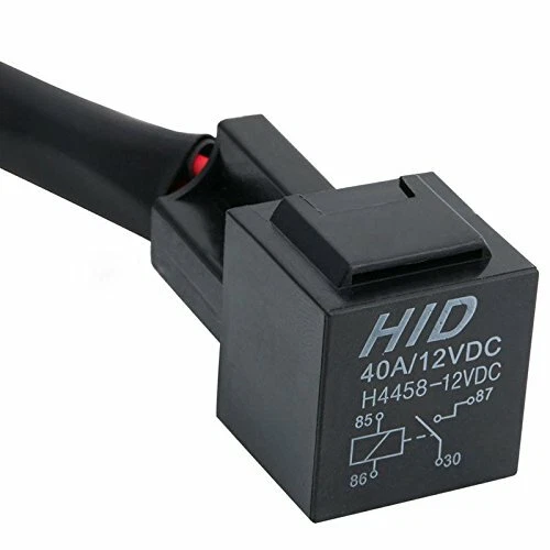 2x chicote de fios de bateria relé XENON HID 9005 9006 adaptador de cabo para anti-cintilação 35W - Imagem 3 de 4