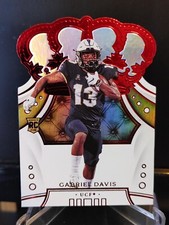 Gabriel Davis RC 2020 Panini Crown Royale Draft Picks Red Die-Cut #87