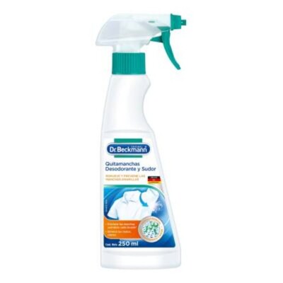 2X DR. BECKMANN DEODORANT STAIN REMOVER QUITA MANCHAS DE DESODORANTE/SUDOR-250ml