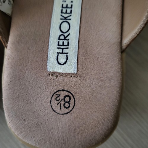 Vintage Cherokee Womens Shoes 8.5 Chunky Heel Y2k 90's Retro Hippie - Picture 4 of 11
