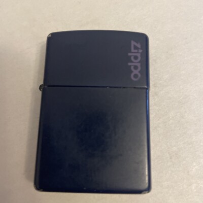 Vintage Zippo bradford pa usa B 09 & L-19 Blue matte | eBay