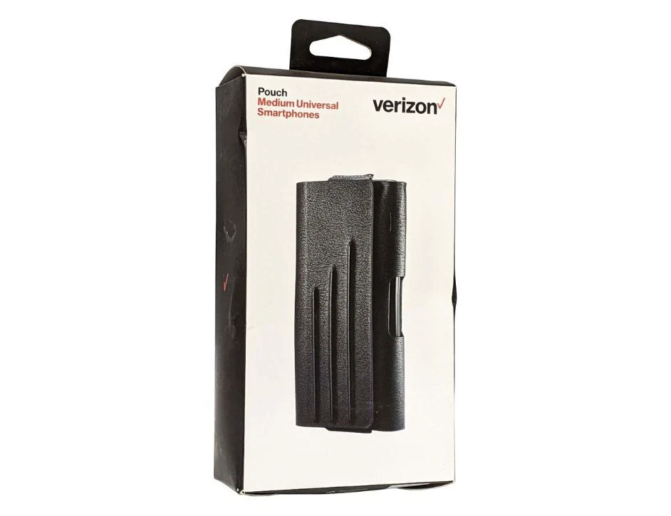 Verizon Pouch fits Most Medium Smart phones | Color: Black. - Image 3 of 3