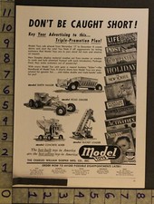 1948 TOY AD VEHICLE CONSTRUCTION GRADER CONCRETE LOADER MODEL ROSSMOYNE SKU
