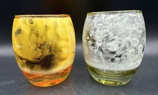 Two Solar System Planetary 10oz. Drinking Glass or 3.5" Votive Candleholders