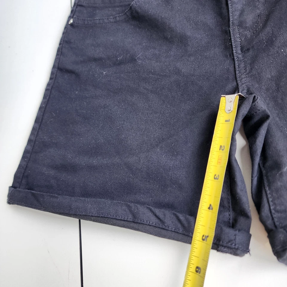 Silver Crush Shorts Women 13 / 31" Waist Black 3-Button High Waist Stretch - Image 4 of 4