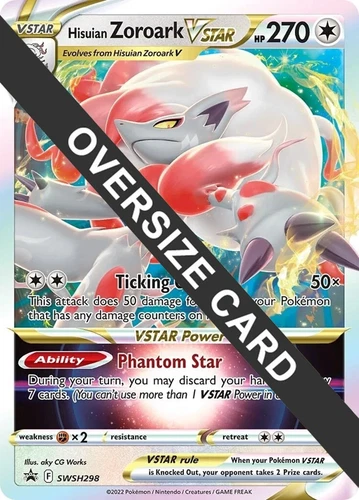 Hisuian Zoroark VSTAR SWSH298 Jumbo Cards