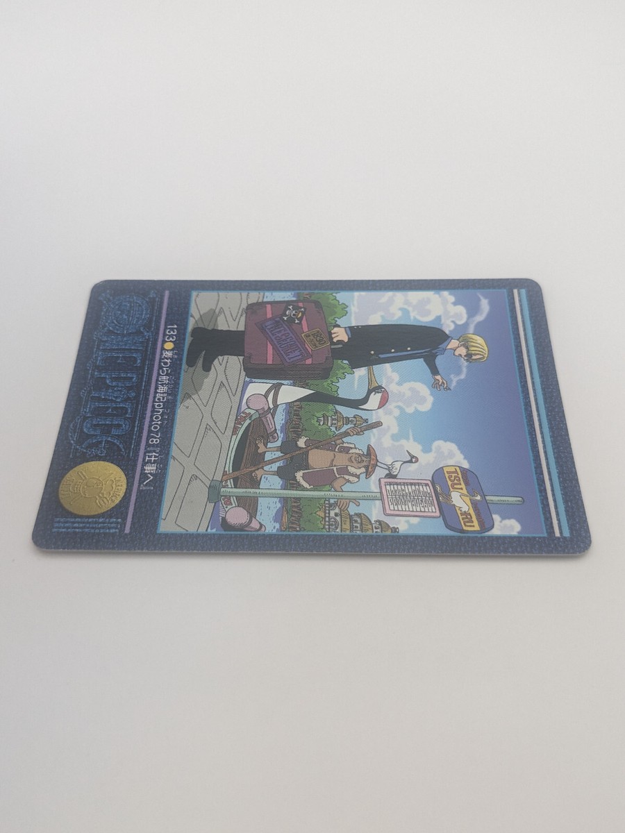 Sanji One Piece 133 Visual Adventure Carddass frontispiece BANDAI