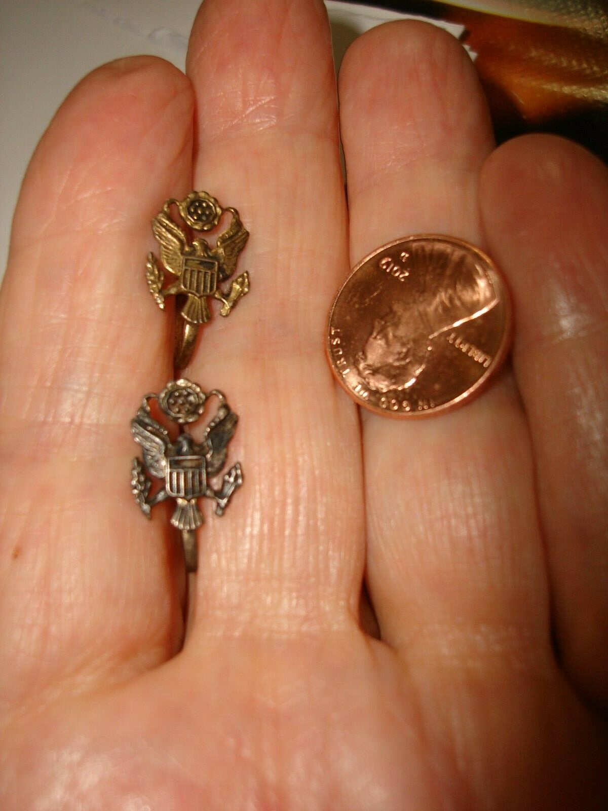 Vintage Collectible Unique Marked Sterling WW II Scr… Gem