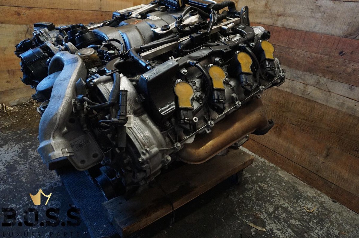 【s】 06-10 MERCEDES W221 W216 COMPLETE ENGINE MOTOR M273 5.5 V8