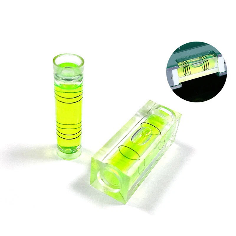 Square/Cylinder Mini Spirit Levelling Bubble Small Levels Vials Measuring Tester - Image 3 of 4