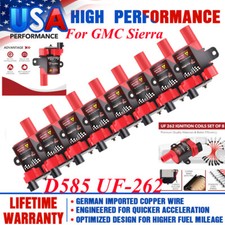 8 paquetes de bobinas de encendido redondas para motor Chevy Silverado 1500 2500 GMC LS 5,3/4,8 L