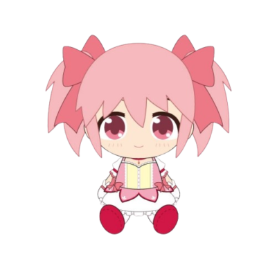 Puella Magi Madoka Magica Chibi Plush 6Types H14cm Bandai Namco | eBay