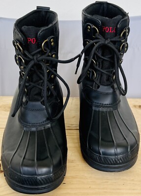 Polo Ralph Lauren Crestwick Big Pony Lace Up Winter Duck  display picture 1