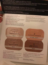 Cover FX Contour Kit Carded Sample Size Packets
