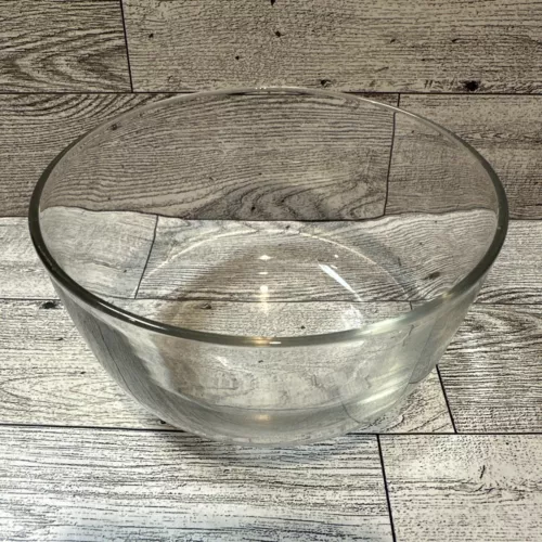 Crystal Clear Glass Bowl 4.75x2.75” Cereal Soup Salad Ice Cream Vintage