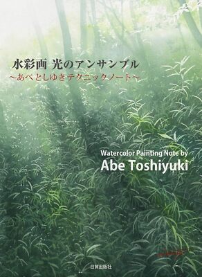 Watercolor Ensemble of Light Abe Toshiyuki Technique Notes Art Book Jspan