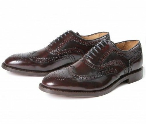 Hudson Heyford Hi Shine Brogue Shoes 