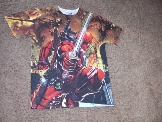 Deadpool t shirt clearance ebay