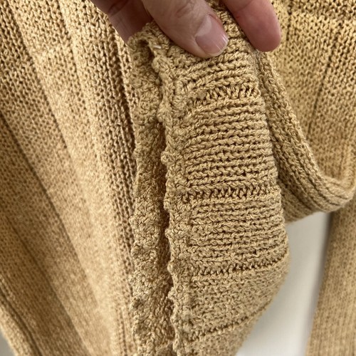 Silk Blend Womens Sweater Sz Small Vintage Real Clothes Saks Fifth Avenue Yellow - Picture 7 of 8