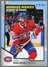 ALEX BELZILE 2020-21 O-Pee-Chee Hockey Blue Border #645 Montreal RC