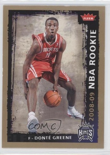 2008-09 Fleer 2008-09 NBA Rookie Glossy Donte Greene #226 Rookie RC