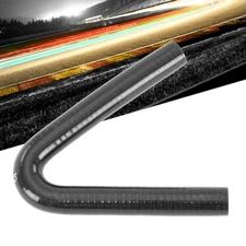 HPS 1/2" (13mm) ID, 5" Leg L Black 4Ply Silicone 135 Degree Elbow Coupler Hose
