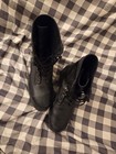 Bates Black Leather Lace-Up Work Boots Men’s 10 M Electrical Hazard ASTM F2413 — photo 2