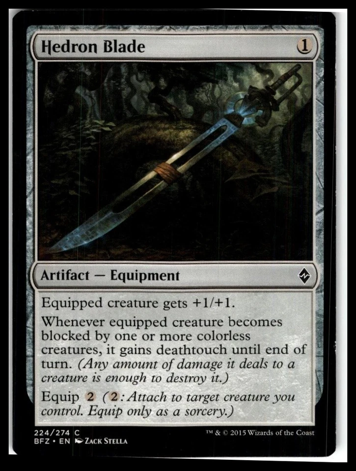 Battle for Zendikar #224 Hedron Blade - Image 2 of 2