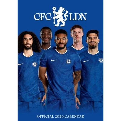 DANILO PROMOTIONS Chelsea FC Official 2026 Month to View Calendar A3 Gift
