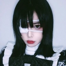 Halloween Anime Single Eye Mask Cosplay Costume Adjustable Eye Patch Party Acces