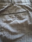 Zanella 35X30 Parker Blue Grey Virgin Wool Flat Front Plaid Dress Trouser Pants — photo 5