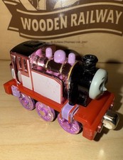METALLIC ROSIE !  THOMAS FRIENDS TRAIN Diecast TAKE N PLAY ALONG SHINY LIMITED