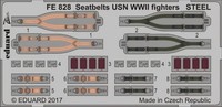Seatbelts Usn Wwii Fighters Steel -Revell / 1:48 - Eduard FE828