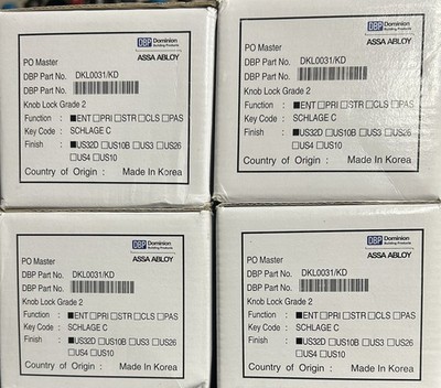 LOT of 4 ASSA Abloy Entrance Locks Grade 2 Locksmith Gear NIB