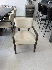 Set Of 6 EG Cody Dining Chairs In White With Arms