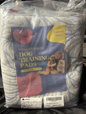 Qeils Washable & Reusable Dog Training Pads With Non-Slip Bottom Blue Rose