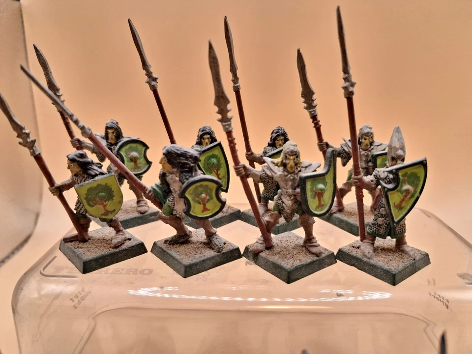 Warhammer Fantasy Wood Elf Warriors 80s METAL D775 - Image 2 of 4