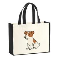 Jutetasche Jack Russell Terrier Comic Jacky Geschenkidee Jack Russell Terrier Ge