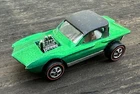 Vintage Hot Wheels Redline 1968 Vibrant Green Python Toy Car
