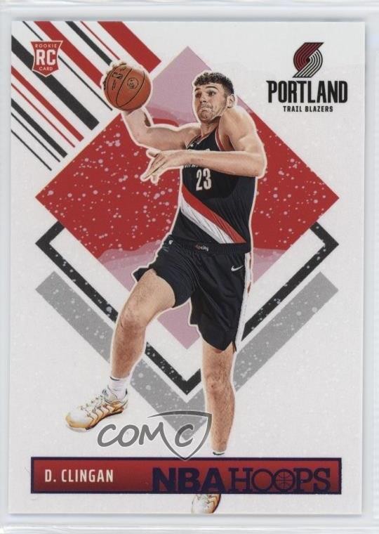 2024 Panini NBA Hoops Tribute Purple Winter Donovan Clingan #293 Rookie RC w1s