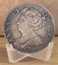 1709 Queen Anne Silver Shilling - Nice Grade
