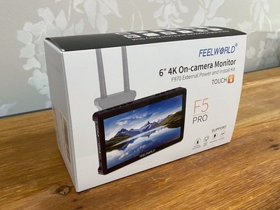 FEELWORLD F5 PRO V4 6 inch DSLR Camera Field Monitor Touch Screen 4K HDMI 3D LUT