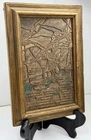 Vintage Civl War Letterpress Printing Plate Map 1862 Peninsular Campaign Framed
