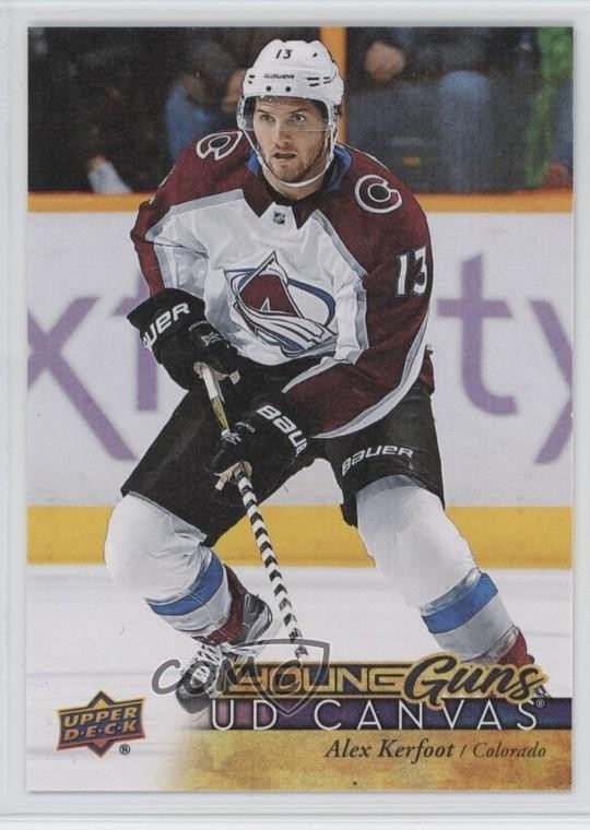 2017-18 Upper Deck UD Canvas Young Guns Alex Kerfoot #C229 11jd