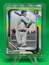Tony Lazzeri Lime Green Optic /149 2026 Donruss New York Yankees #95