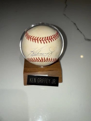 Ken Griffey Jr.  Autographed MLB Baseball, Signed, Seattle Mariners, White Sox