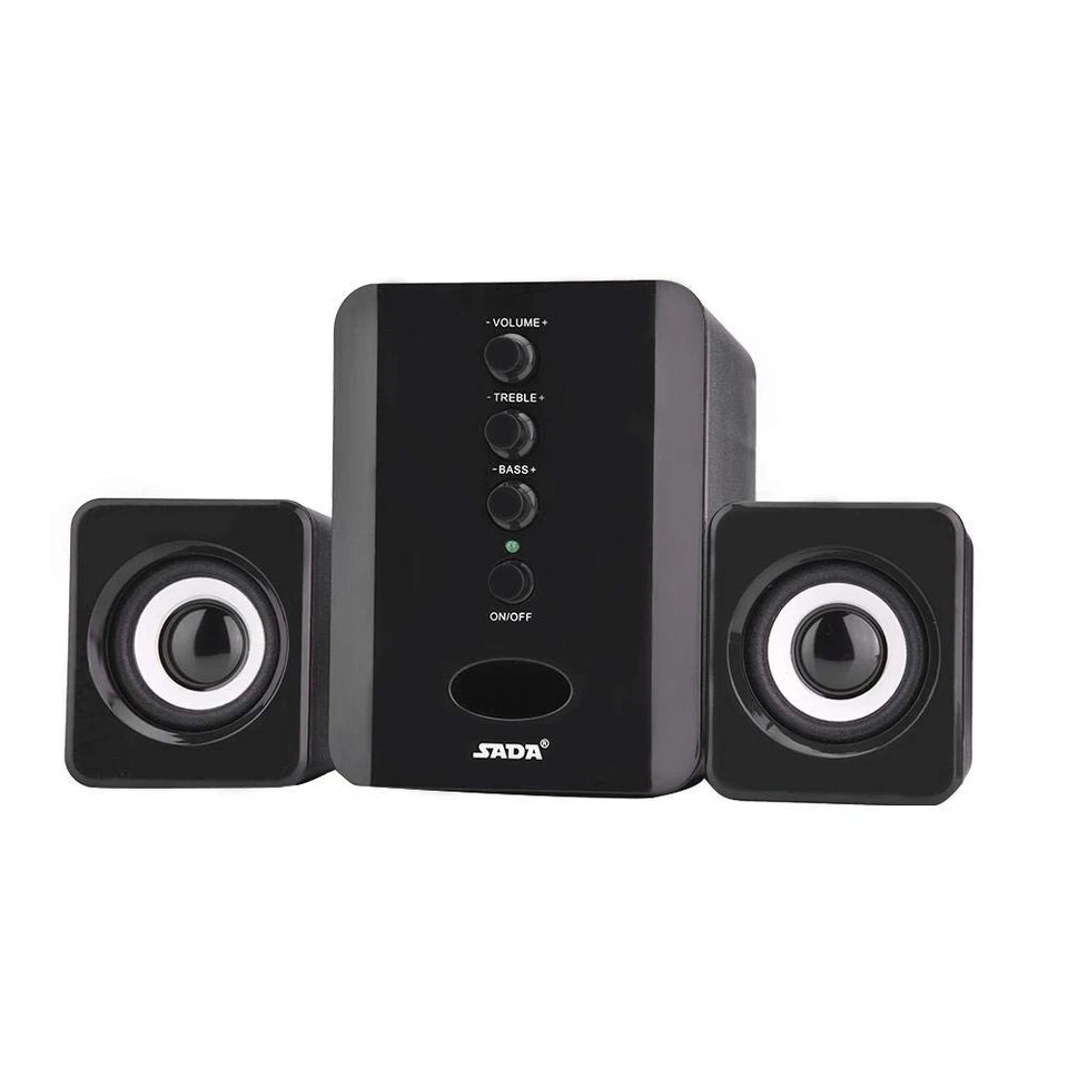 3W Treble and Bass Independent Adjustment Mini Subwoofer, Rear 3 Inch Bass Sp... - Image 3 of 3