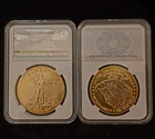 2022 - One Ounce .999 Gold American Eagle - 24k Fine (BU) Glided Repro Coin