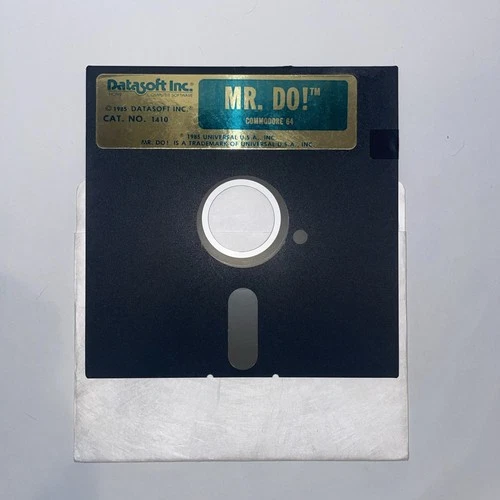 ✅ MR. DO! Commodore 64 / 128 5.25" Floppy Game Disc Only WORKS! Datasoft 1985