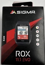 SIGMA ROX 11.1 EVO BLACK BIKE COMPUTER WITH GPS AND BLUETOOTH